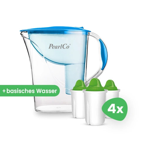 PearlCo Wasserfilter Standard (2,4l)  inkl. 12 Filterkartuschen